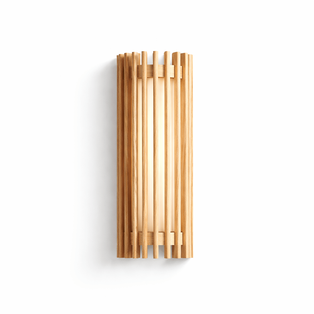 Renarenne aplique de pared lineal con listones verticales