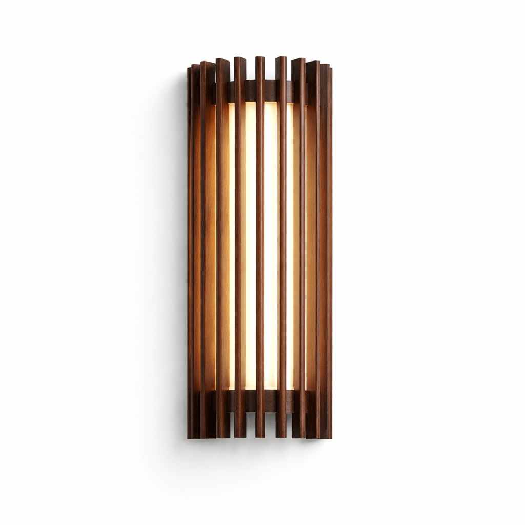 Renarenne aplique de pared lineal con listones verticales