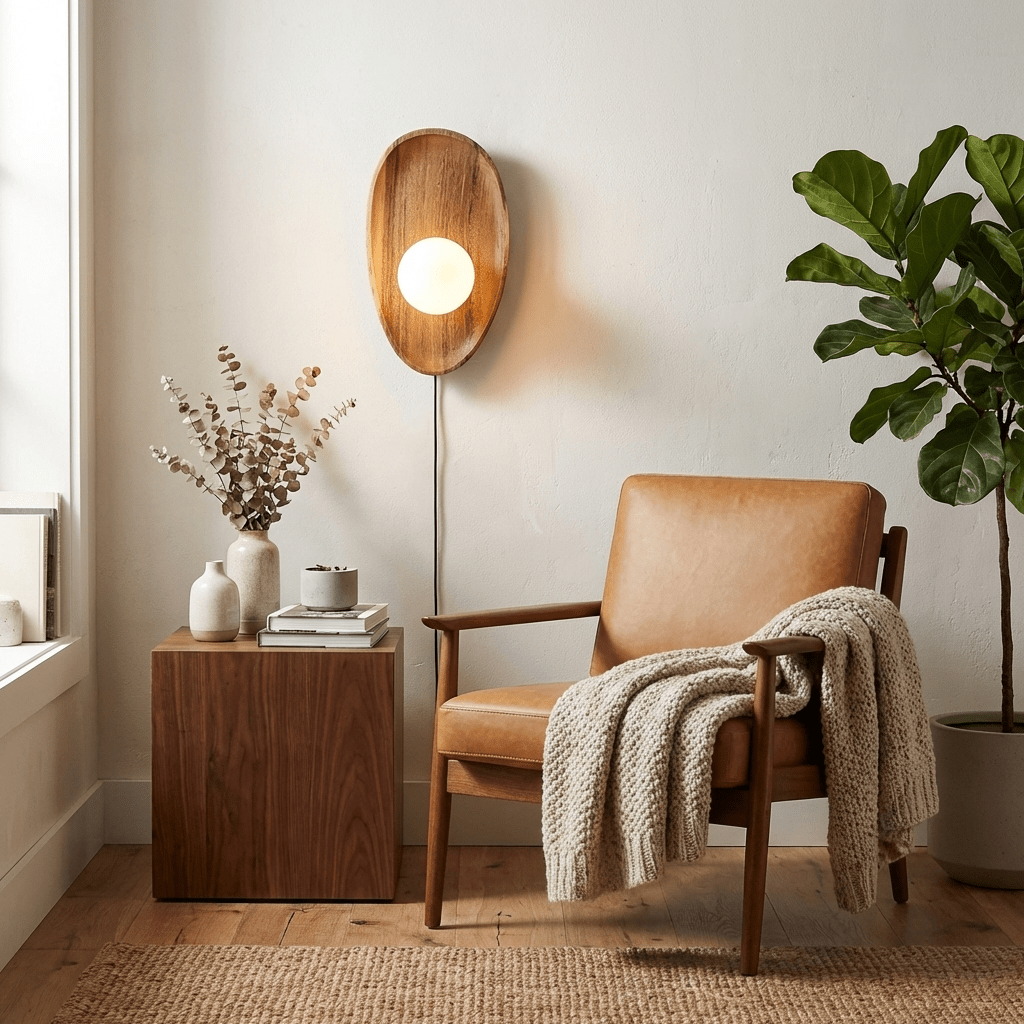 Bravyn aplique de pared con enchufe enchufable