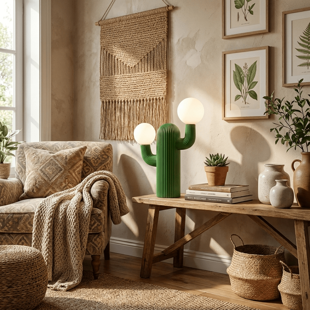 Lazlo lámpara de mesa Cactus