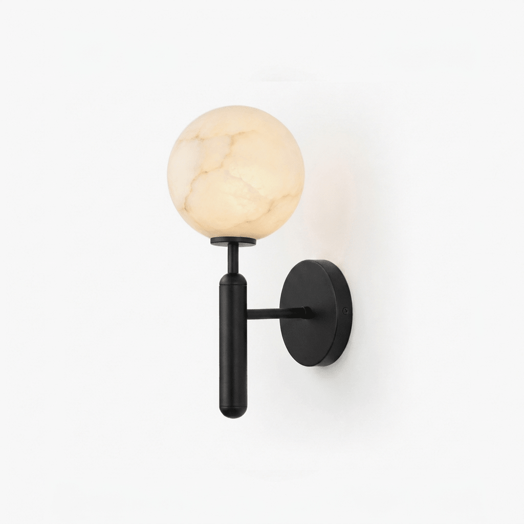 Aplique de pared Globo alabastro