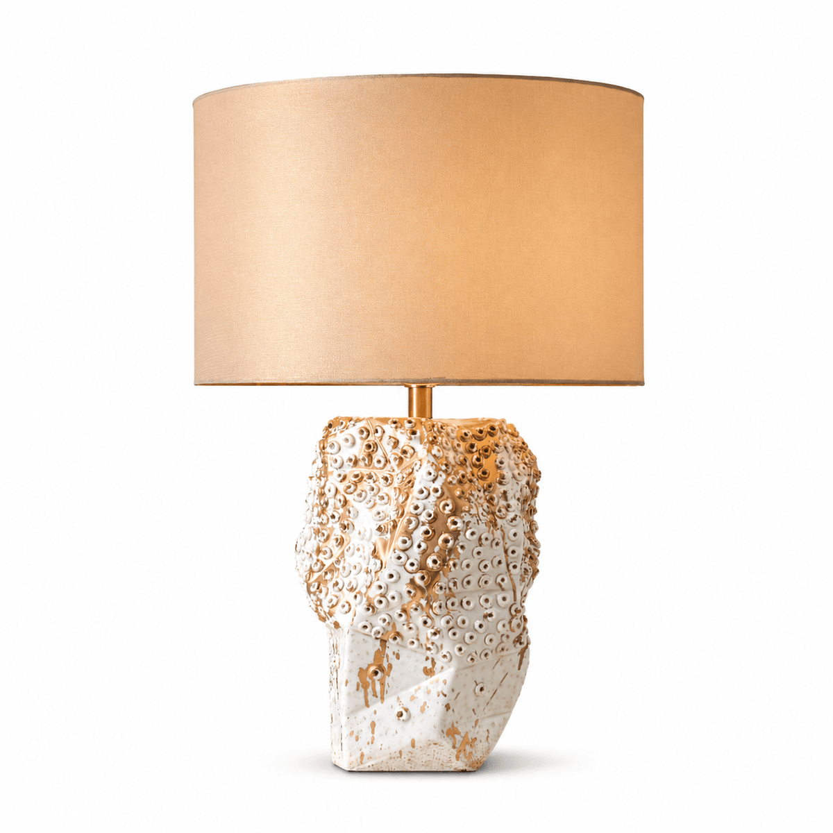 Ostreya lámpara de mesa con textura coral en cerámica