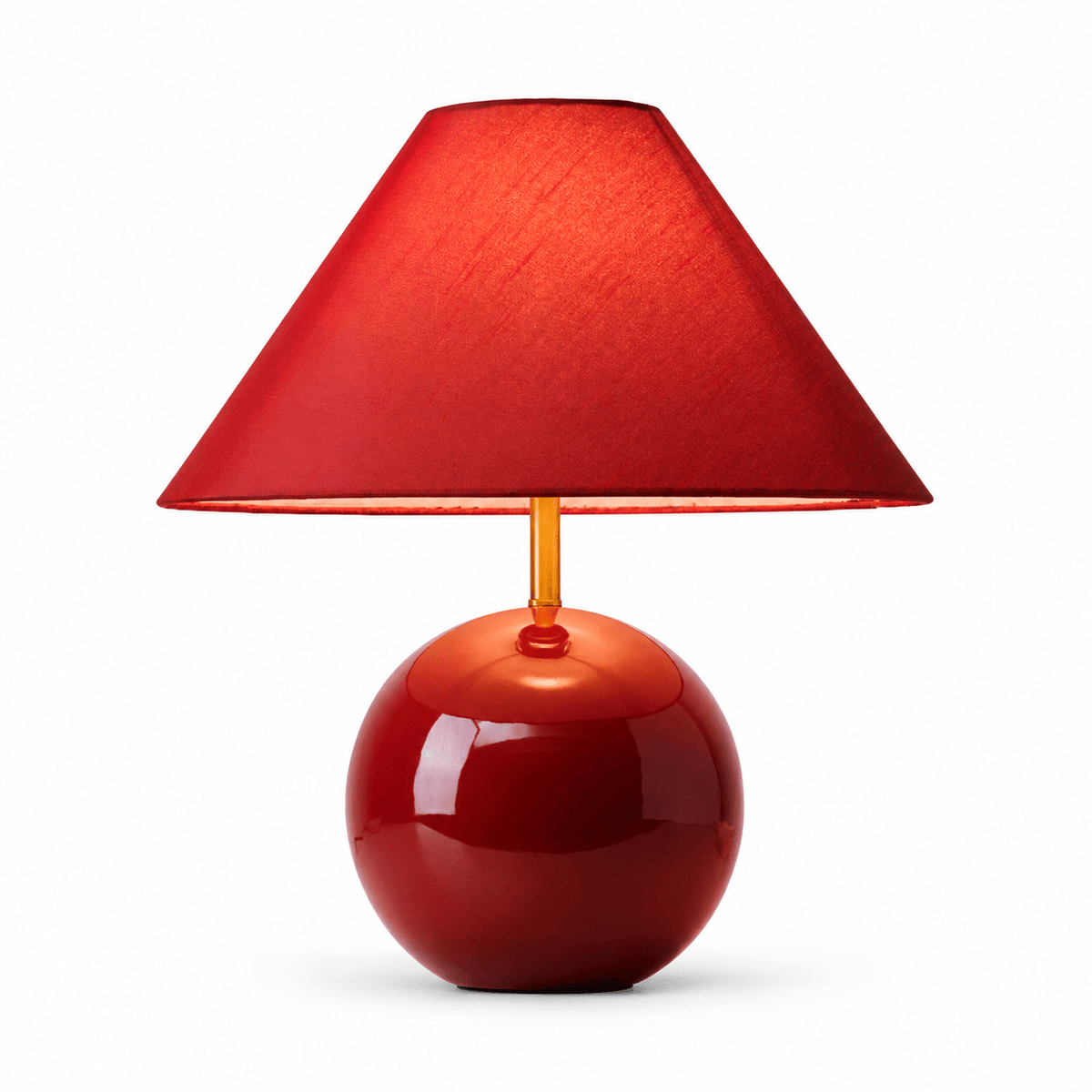 Rubienne lámpara de mesa en cerámica roja
