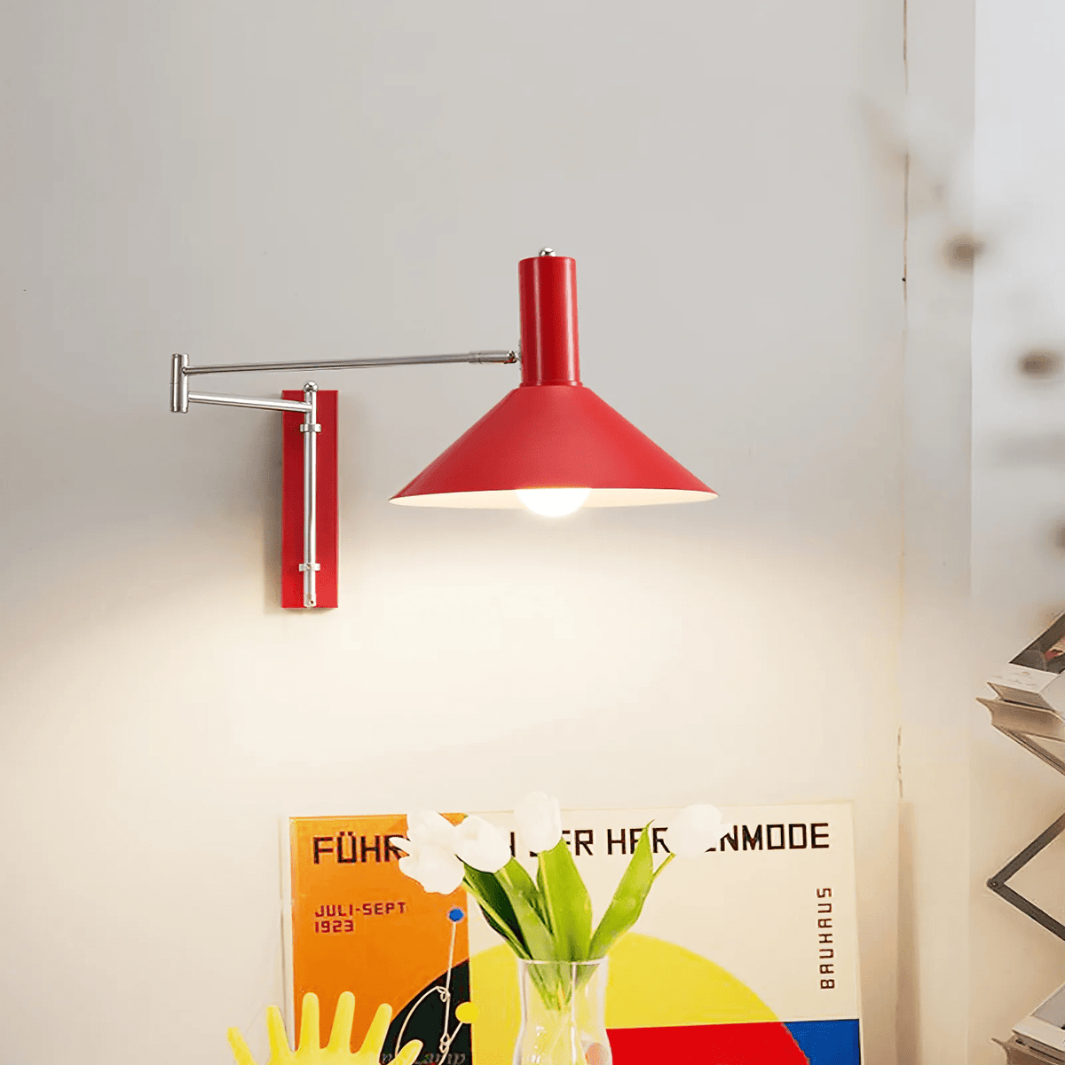 Aplique de pared Cone Swing Arm