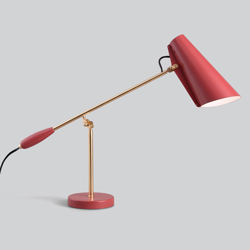 Orbix lámpara de mesa de acero estilo mid-century