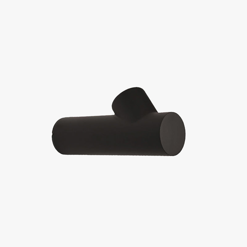 Ray Moderno Tubular Metal LED Aplique de Pared Exterior Negro/Blanco