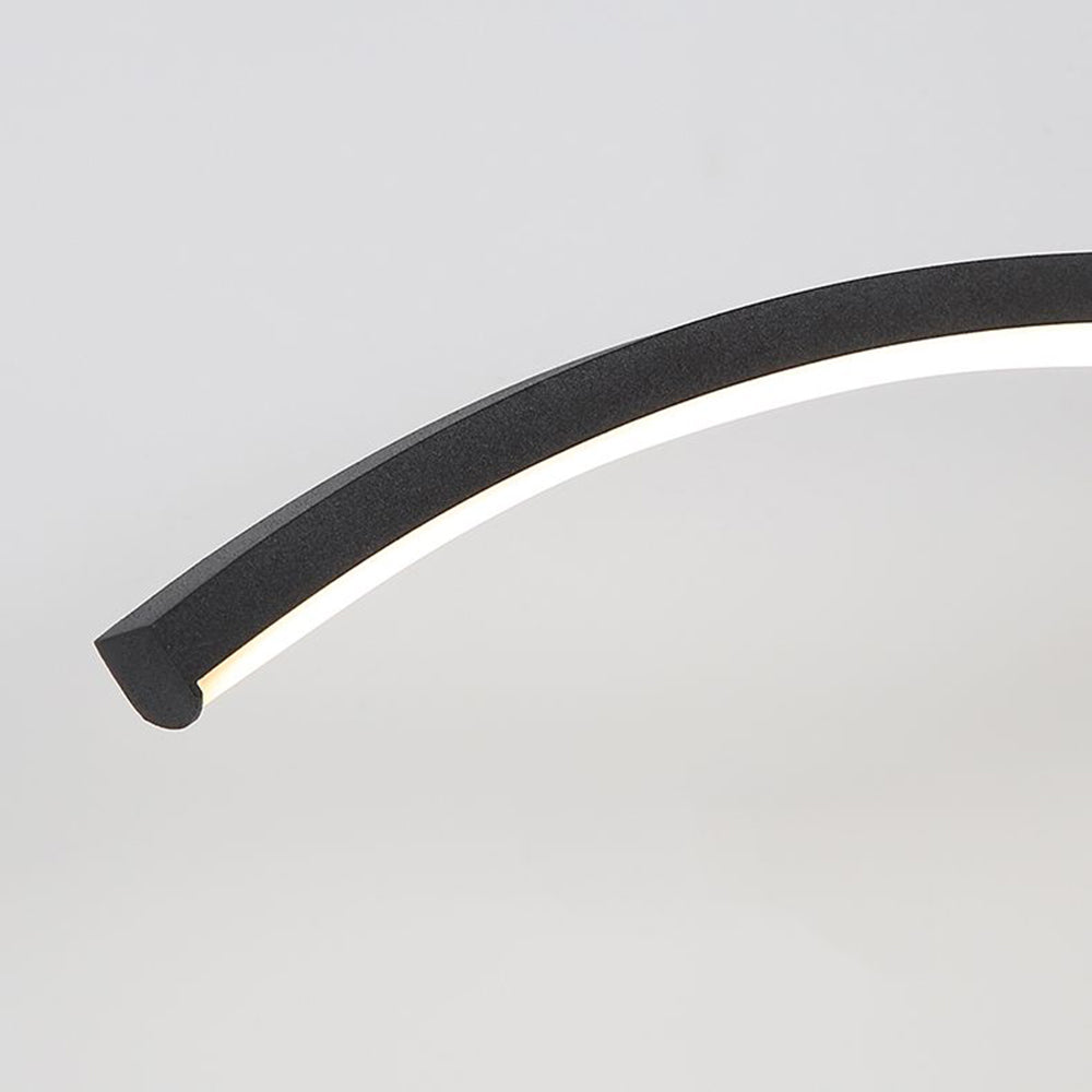 Arisha Moderno Onda Lineal Metal LED Aplique de Pared Blanco/Negro