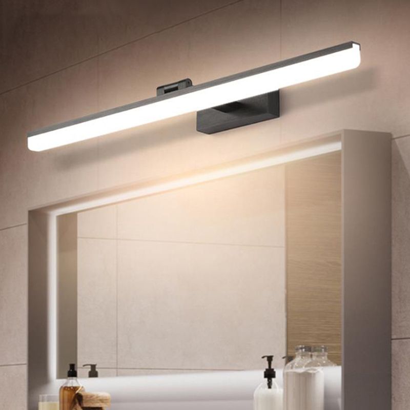 Arisha Moderno Lineal Metal/Acrílico Aplique de Pared Negro/Dorado/Plata