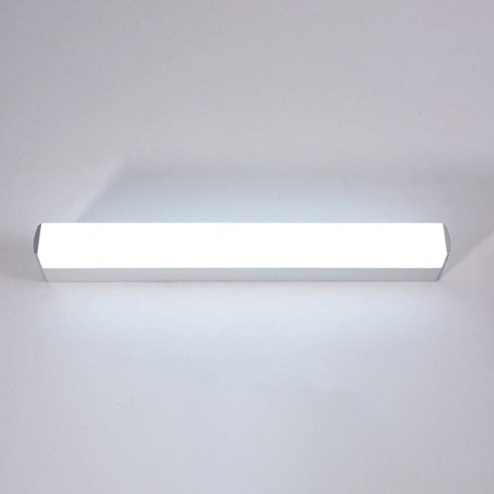 Arisha Minimalista Lineal Metal/Acrílico LED Aplique de Pared Blanco