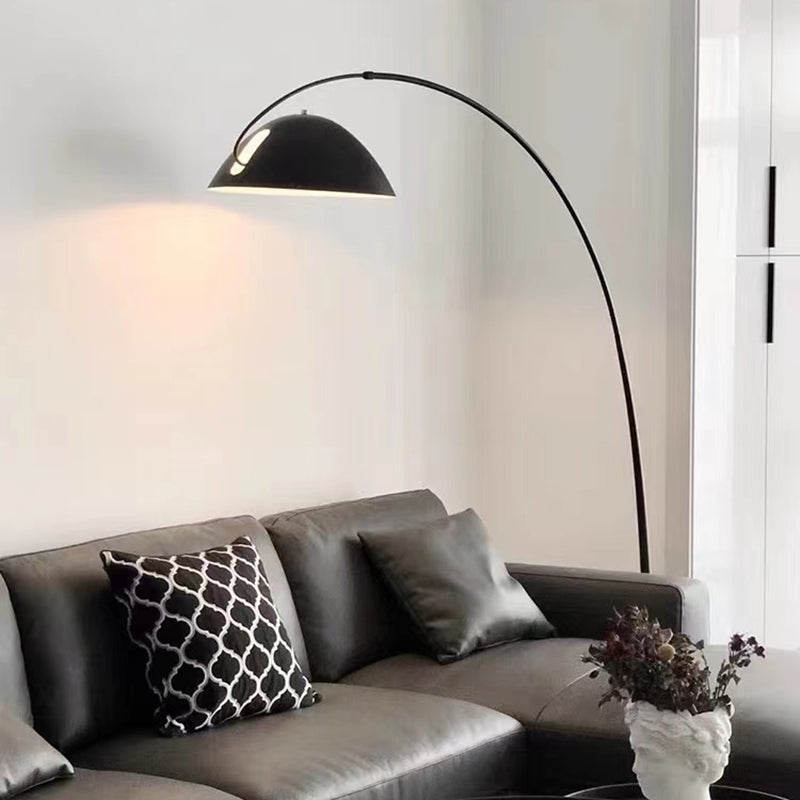 Mira Moderna Minimalista Metal Lámpara de Pie Negra