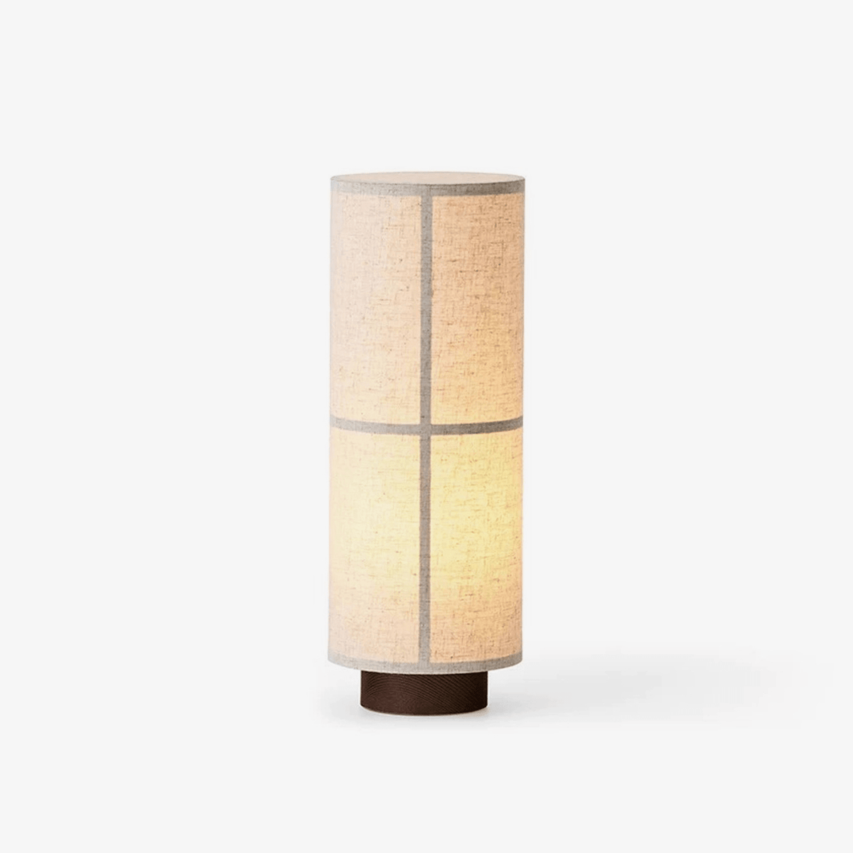 Lior lámpara de mesa minimalista de tejido