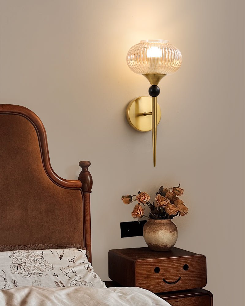 Thyr aplique de pared con relieve