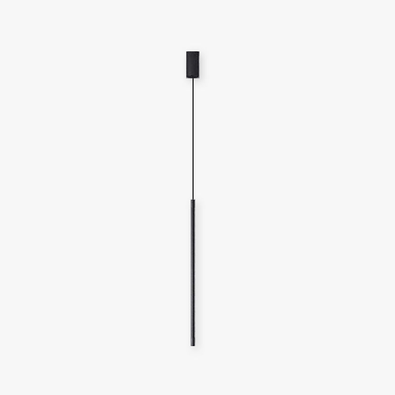 Arisha Minimalista Lineal Metal Lámpara Colgante Negra