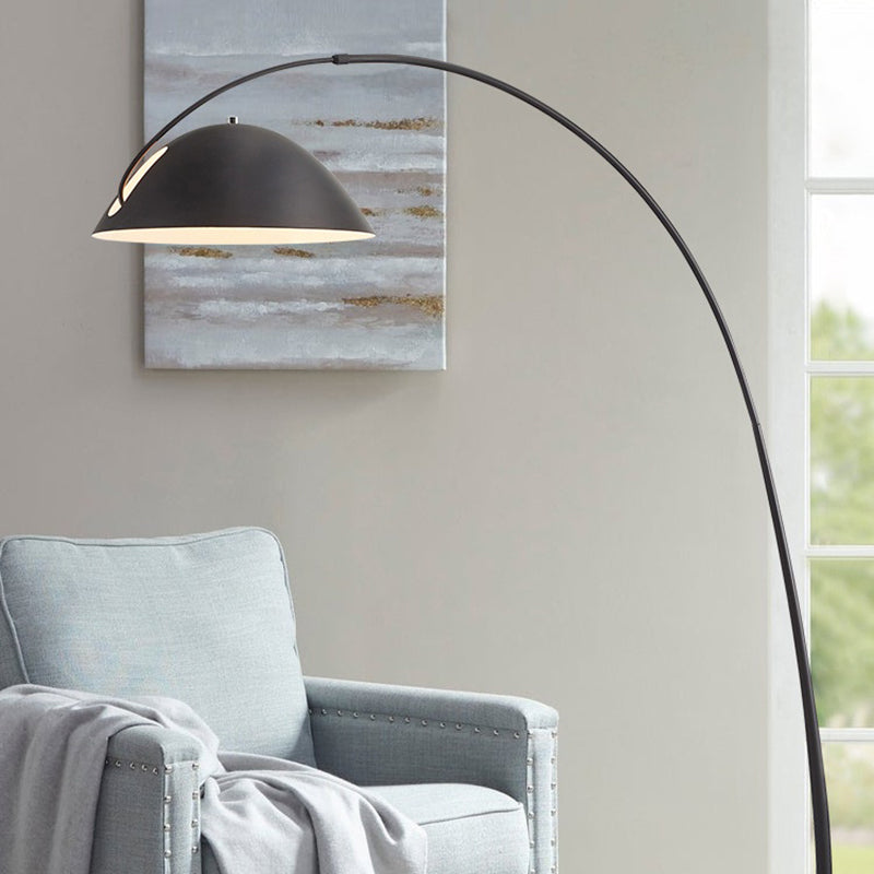 Mira Moderna Minimalista Metal Lámpara de Pie Negra