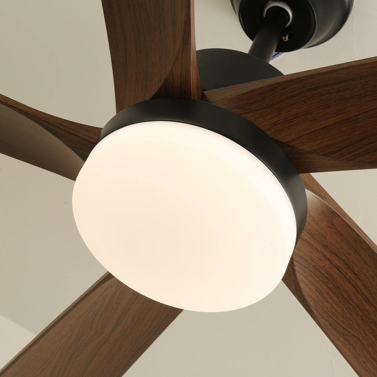 Eryndor ventilador de techo con luz moderno de madera