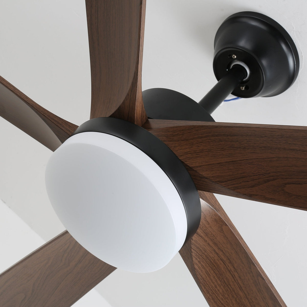 Eryndor ventilador de techo con luz moderno de madera
