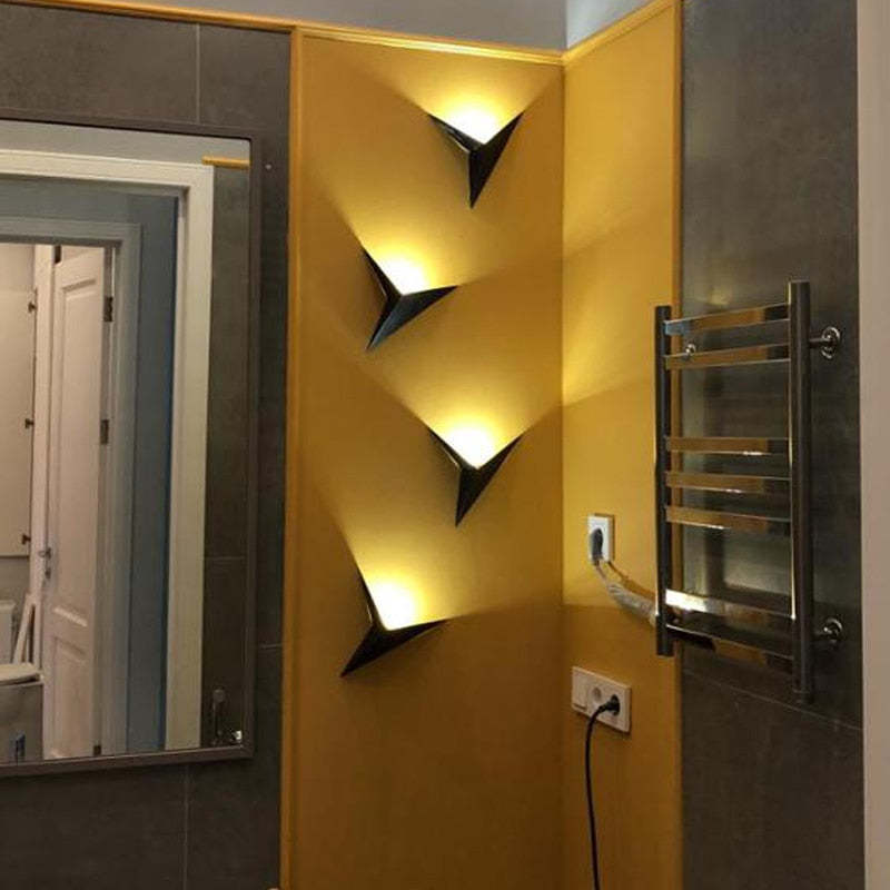 Ray Minimalita Triángulo LED Aplique de Pared