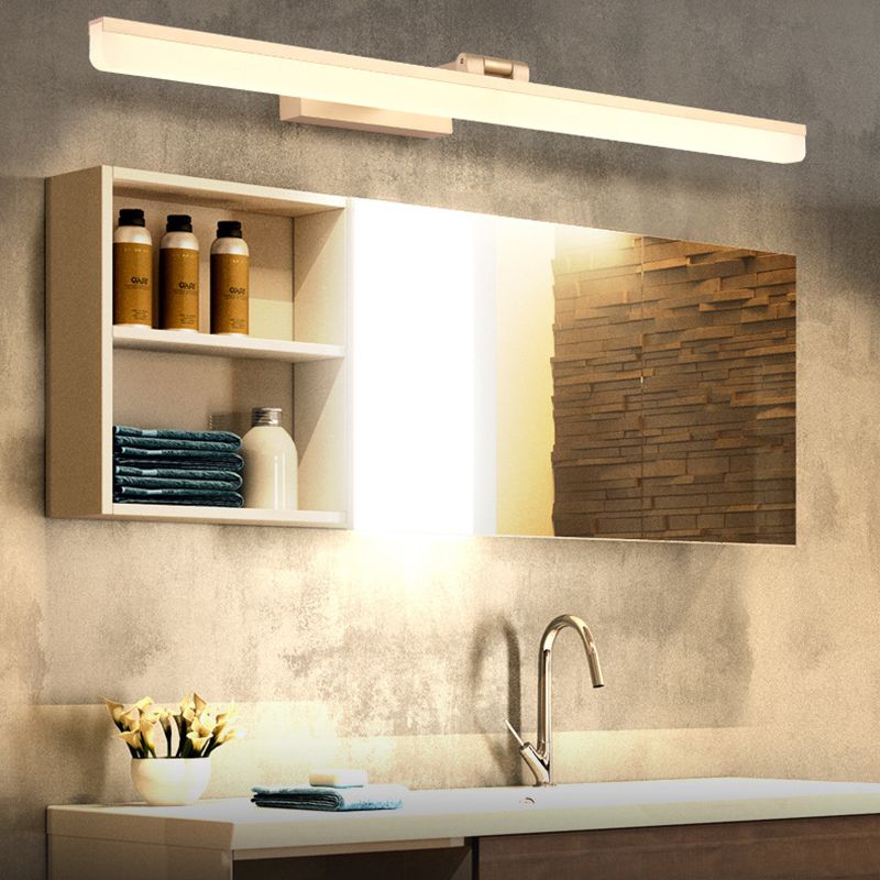 Arisha Moderno Lineal Metal/Acrílico Aplique de Pared Negro/Dorado/Plata