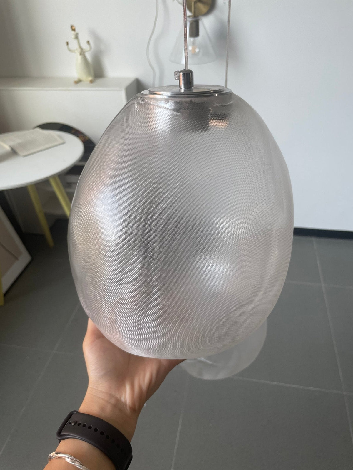 Celenelle Liquid vidrio Stone lámpara colgante