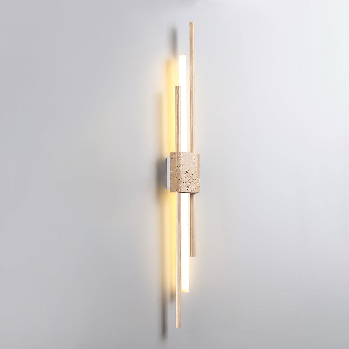 Eden Terra travertino madera nogal aplique de pared