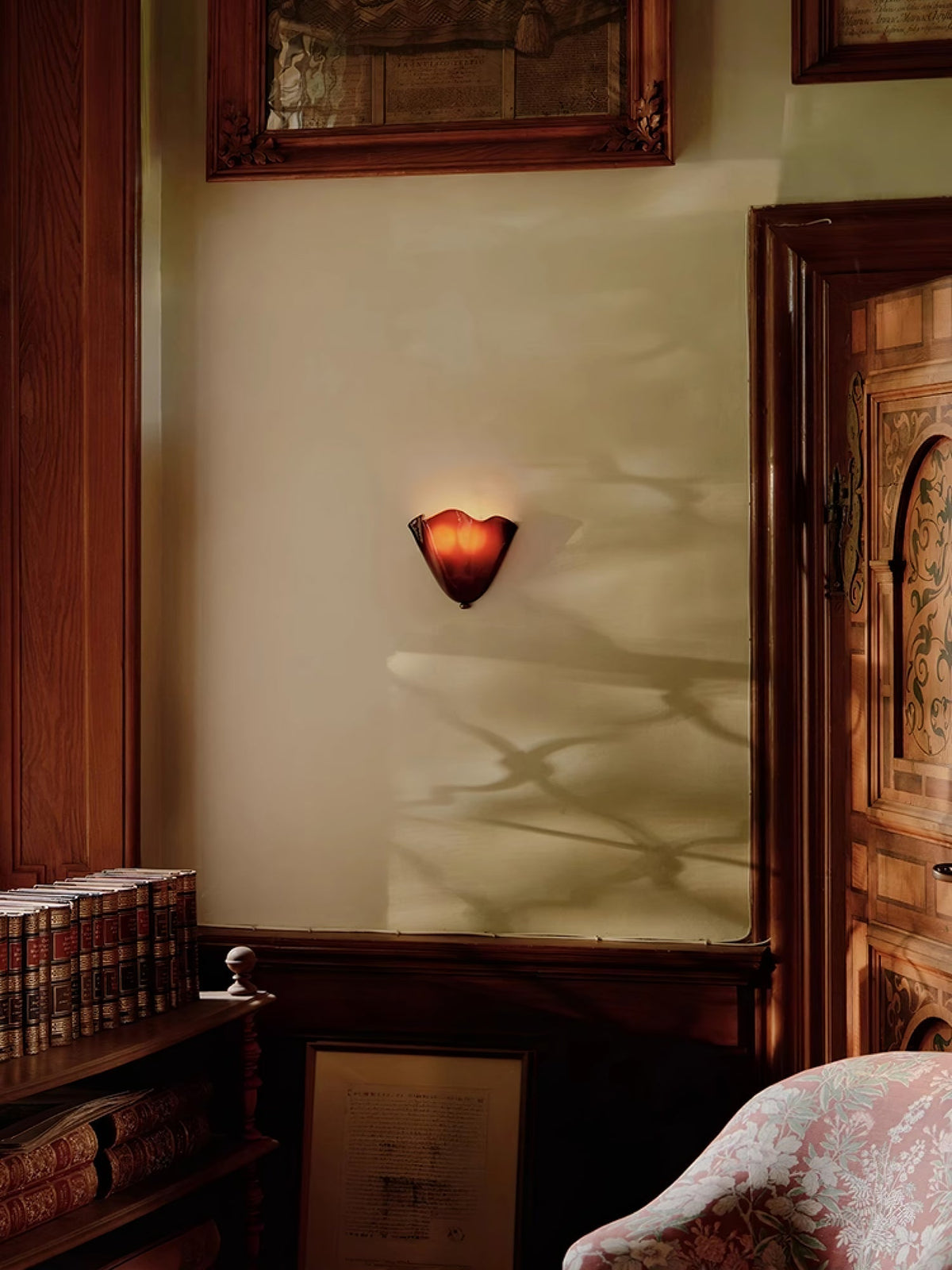 Renenielle aplique de pared con curvas suaves