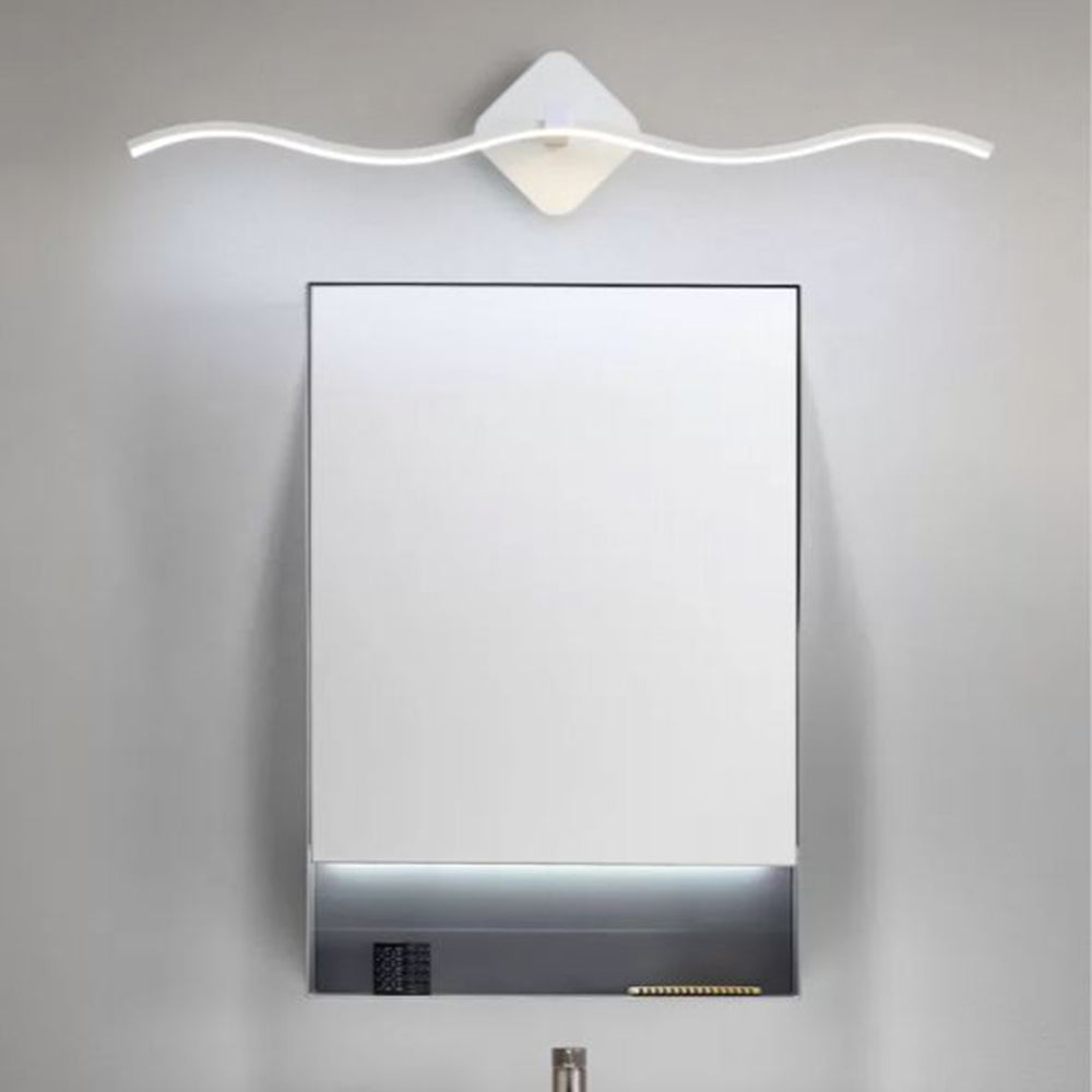 Arisha Moderno Onda Lineal Metal LED Aplique de Pared Blanco/Negro