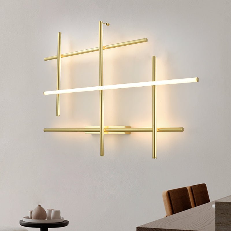 Geometric aplique de pared lineal