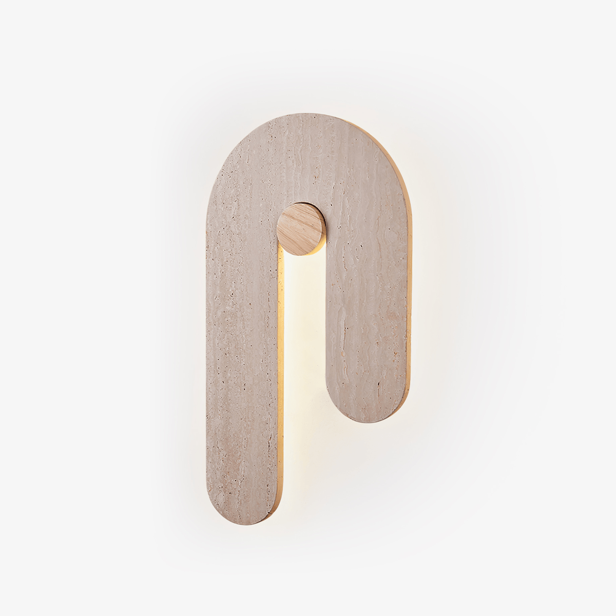 Ithaus aplique de pared travertino