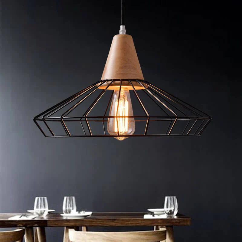 Silva Industrial Minimalista Lámpara Colgante Metal Salón