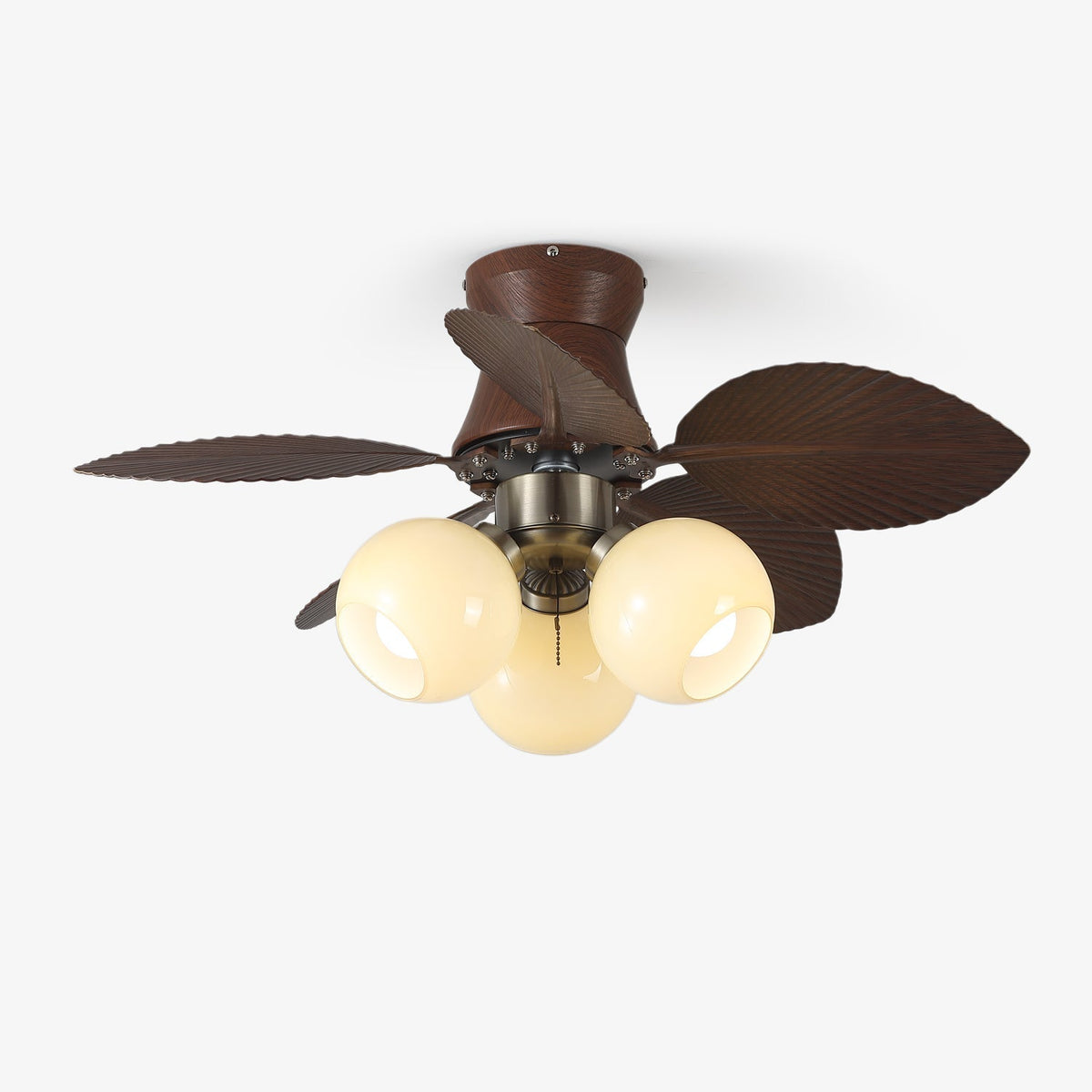 Walden ventilador de techo con luz de madera