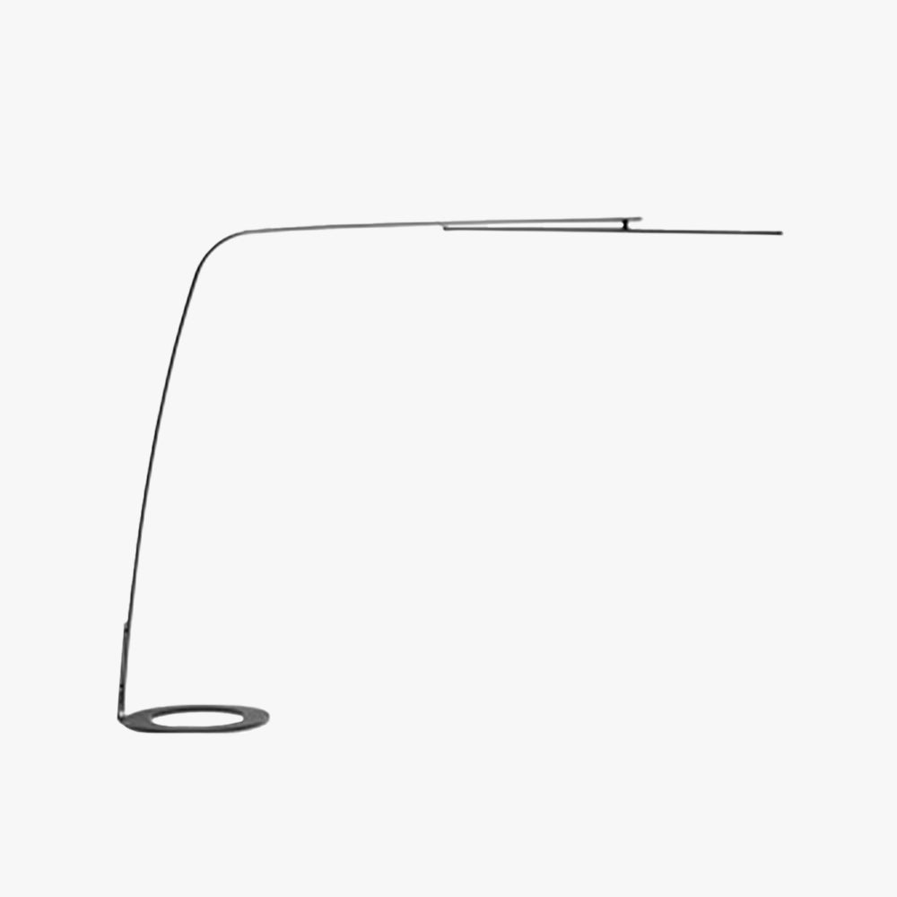 Mira Moderna Minimalista Metal LED Lámpara de Pie Negra