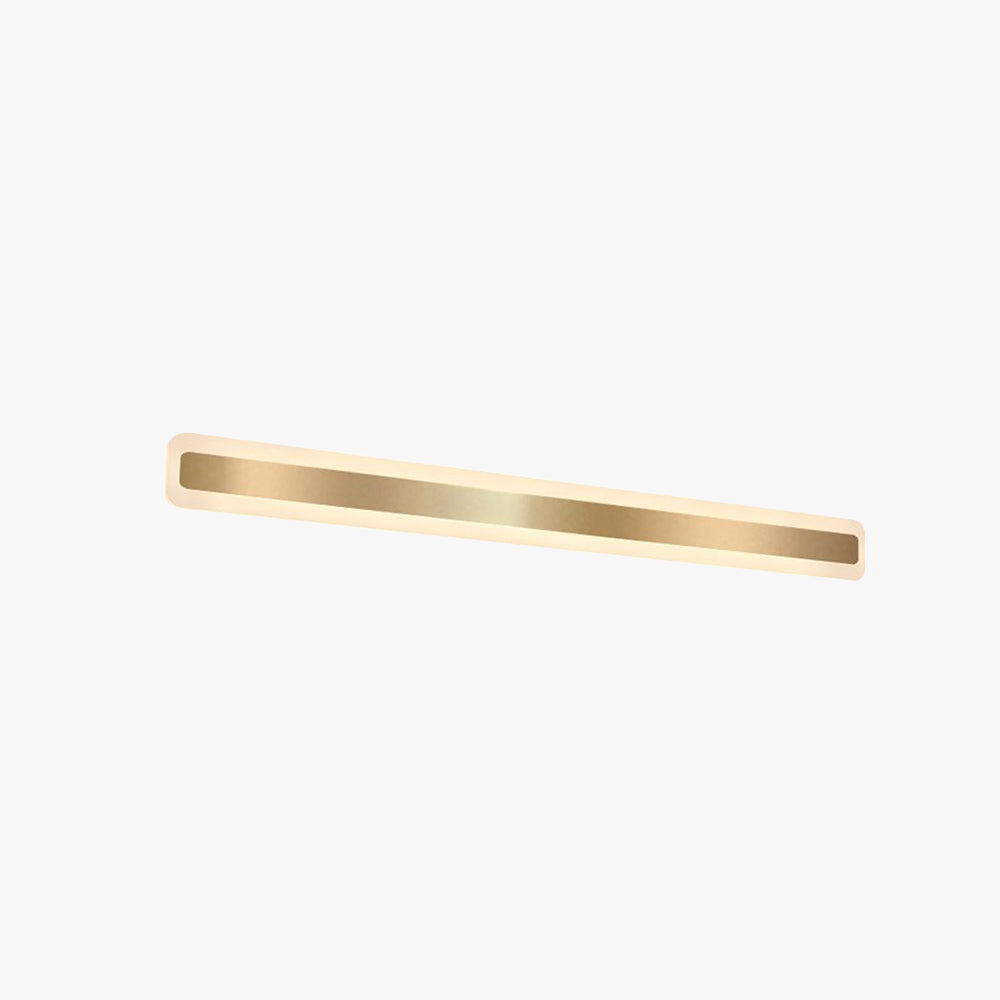 Arisha Moderno Rectangular Metal/Acrílico Aplique de Pared Dorado