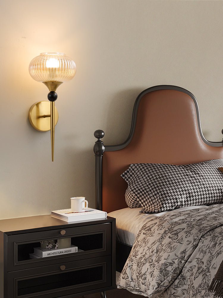 Thyr aplique de pared con relieve