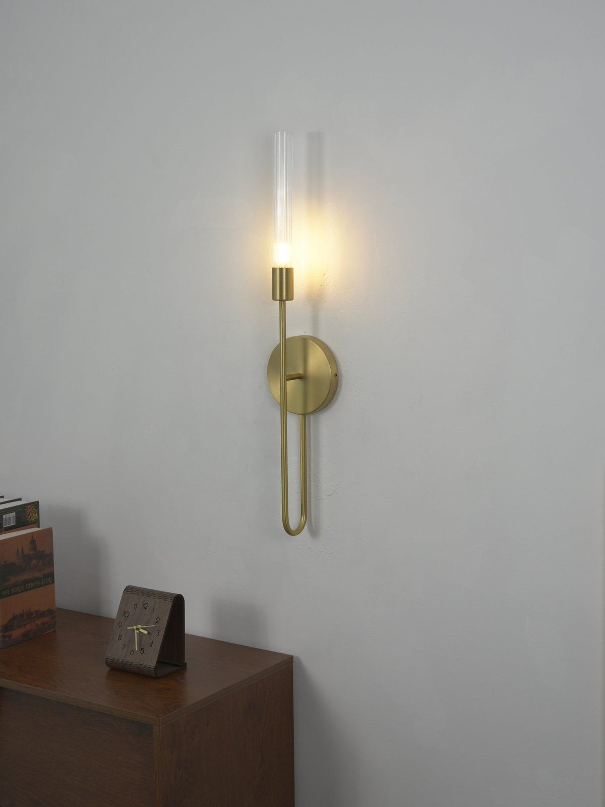 Zedro aplique de pared Slim de vidrio interior