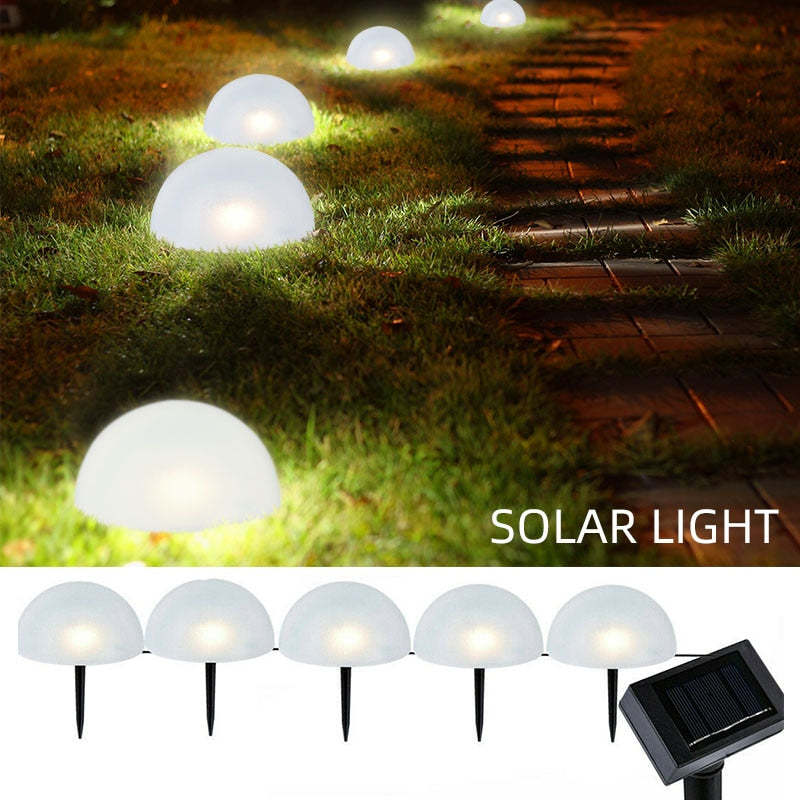 Mira Moderna MInimalista Semicircular Acrílico LED Lámpara de Pie Exterior Blanca