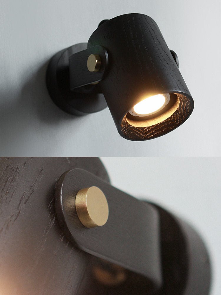 Rinenette aplique de pared de madera