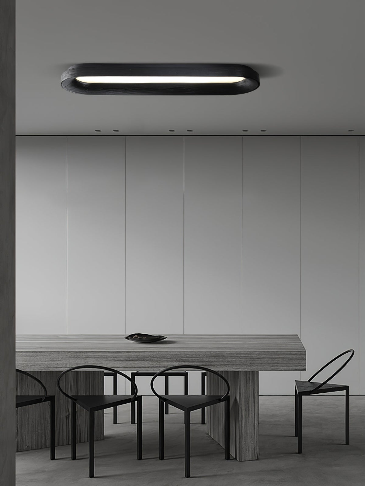 Zatalel lámpara de techo moderna minimalista con diseño de nube fluida en madera