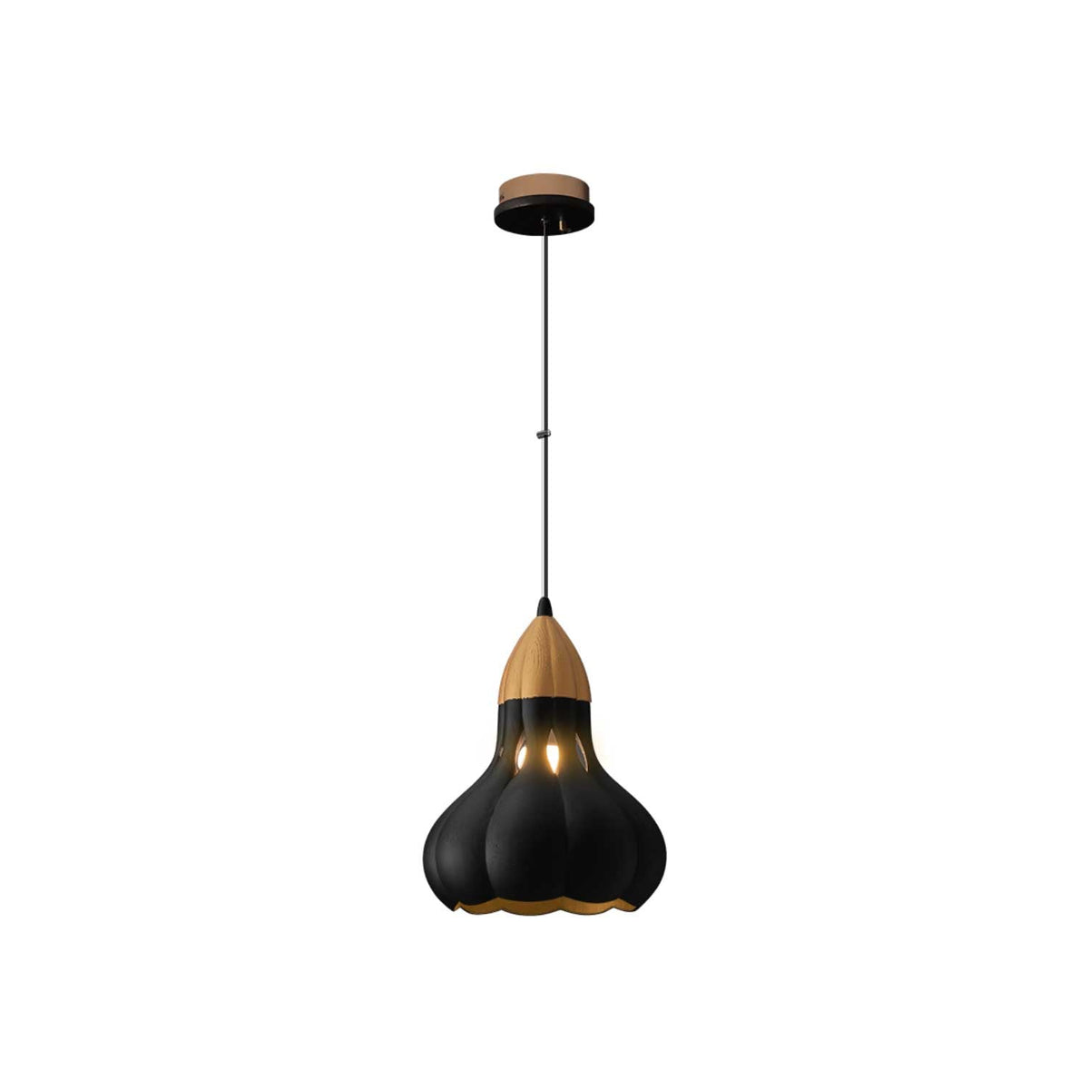 Arraeion lámpara colgante Individual Creatividad de madera