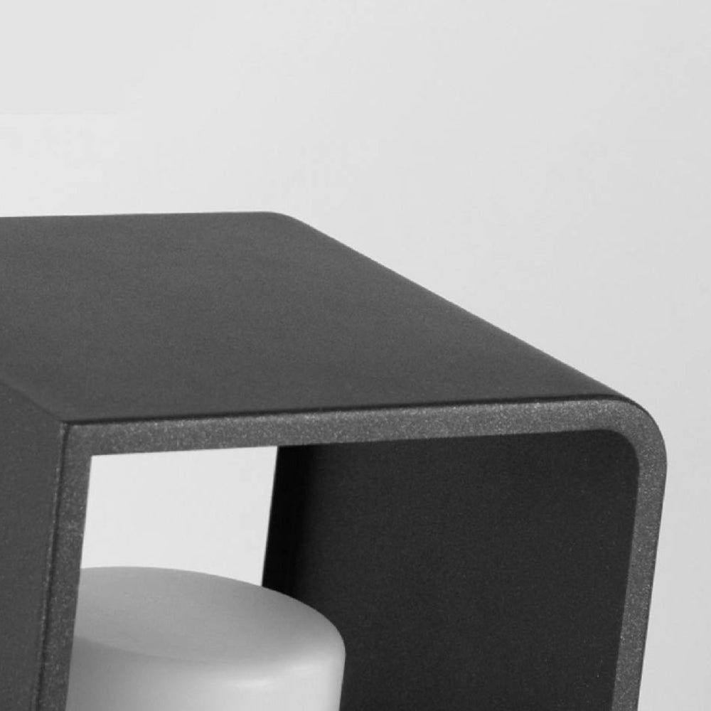 Ray Minimalista Rectangular Metal Lámpara De Pie Exterior Patio