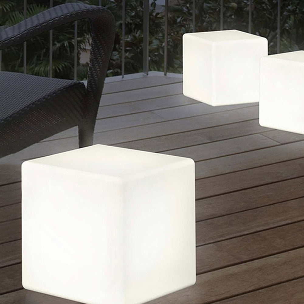 Ray Lámpara de Suelo Cuadrada Minimalista para Exterior