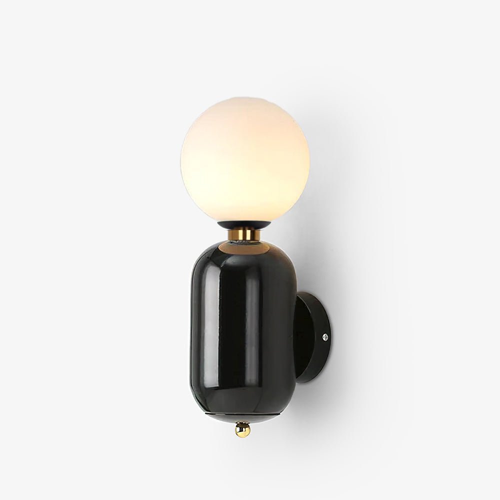 Celorina aplique de pared moderno minimalista de vidrio