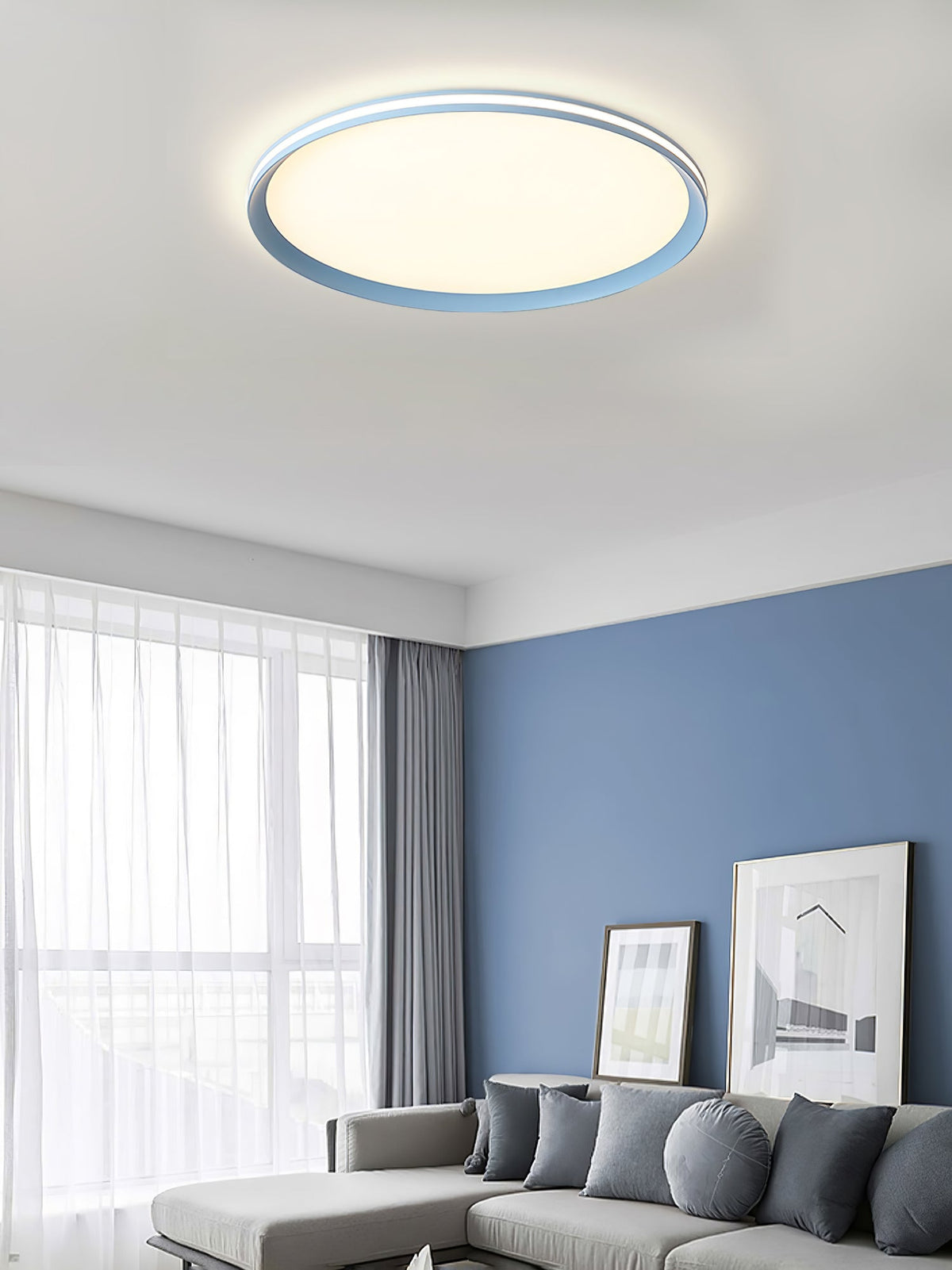Avtheira lámpara de techo moderna minimalista circular con LED