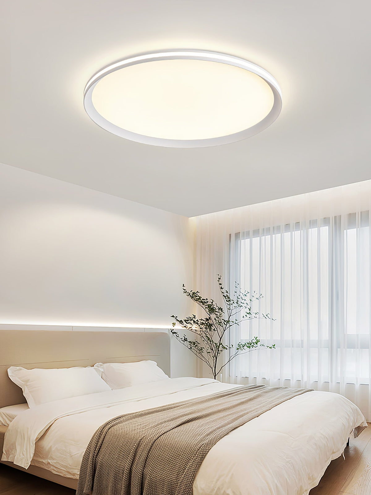 Avtheira lámpara de techo moderna minimalista circular con LED