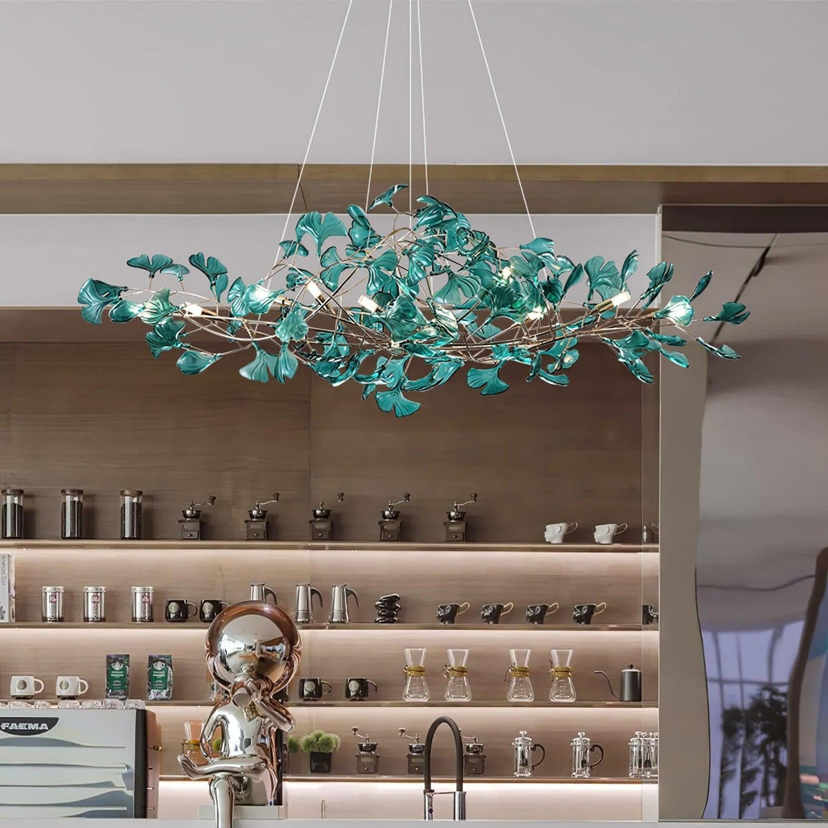 Olivia Lámparas de Araña de Acrílico Ginkgo