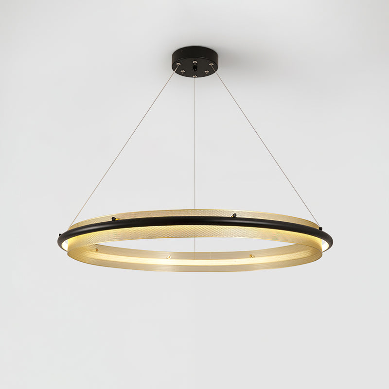 Erveliel lámpara de araña moderna minimalista LED redonda