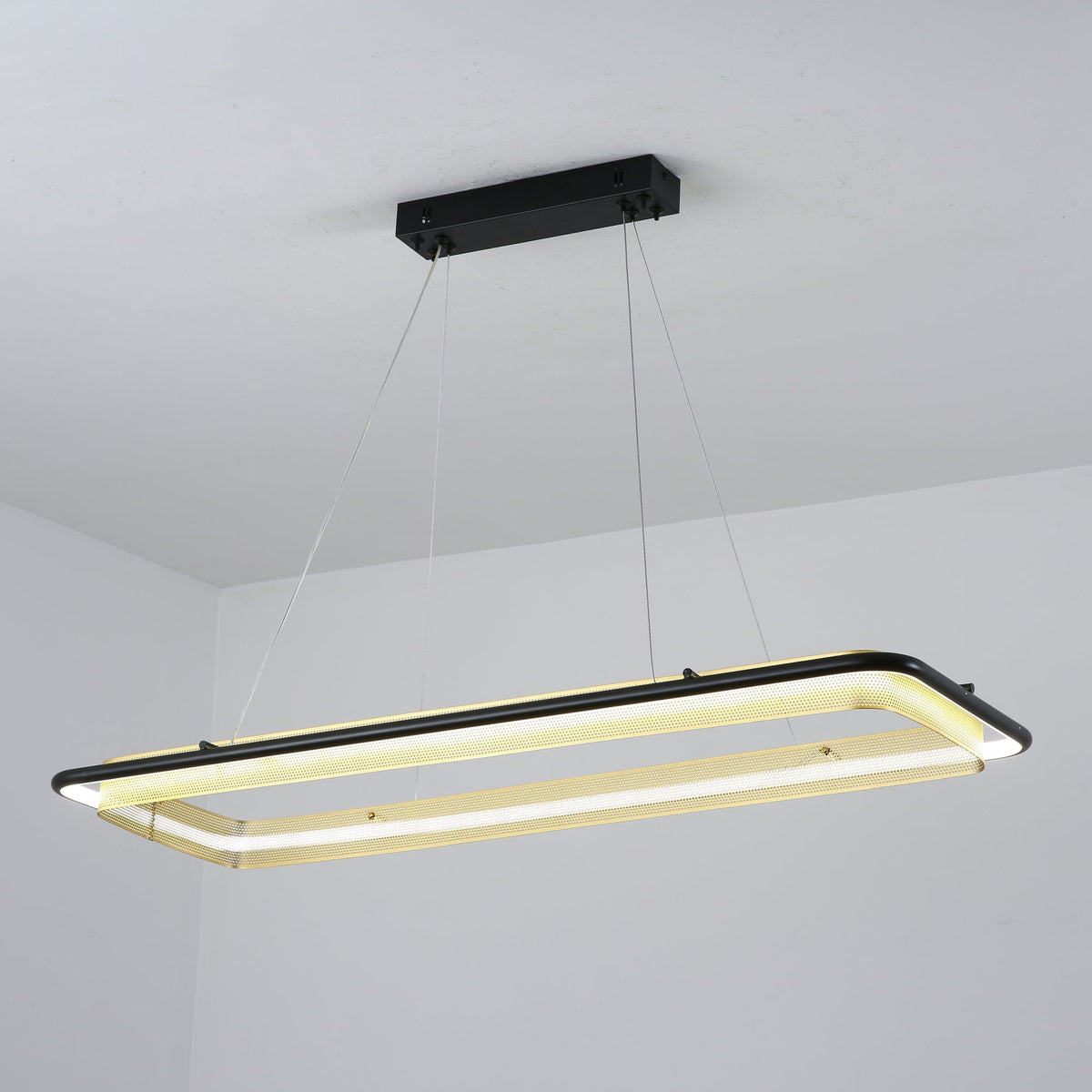 Erveliel lámpara de araña moderna minimalista LED redonda