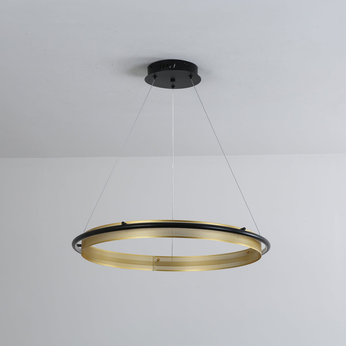 Erveliel lámpara de araña moderna minimalista LED redonda