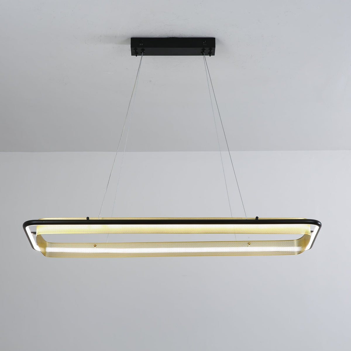 Erveliel lámpara de araña moderna minimalista LED redonda
