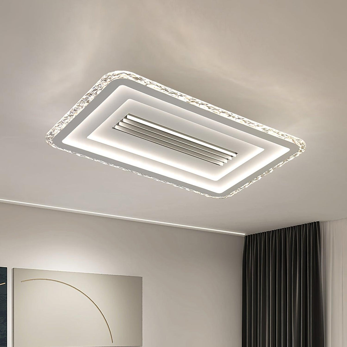 Ulthaara lámpara de techo moderna y minimalista ultradelgada rectangular