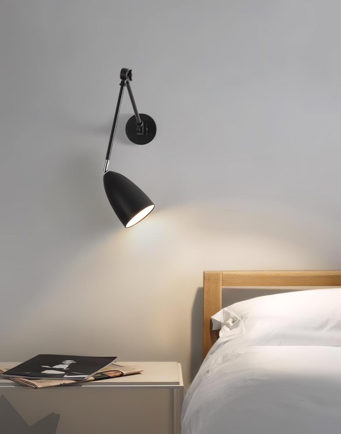 Ulrinel aplique de pared regulable con brazo oscilante